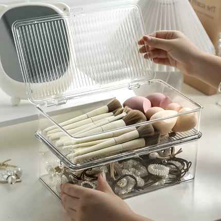 3 قطع صناديق تخزين أكريليك