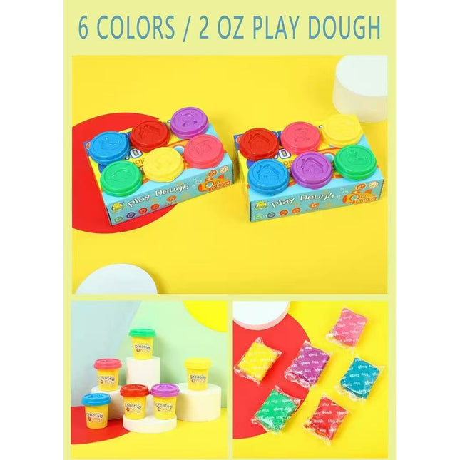 6pcs colors Play-Dough