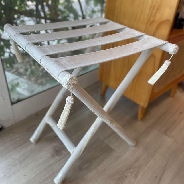 طاولة مخمل للتقديم قابلة للطي