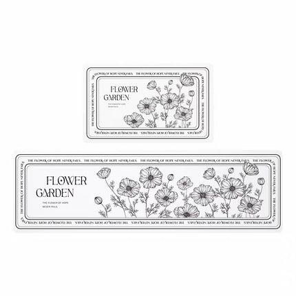 Classic print non slip kitchen mat