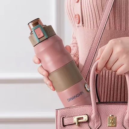 Portable  380 ml Vacuum Flask Stainless Steel 304 Anti-fall Sport bottle