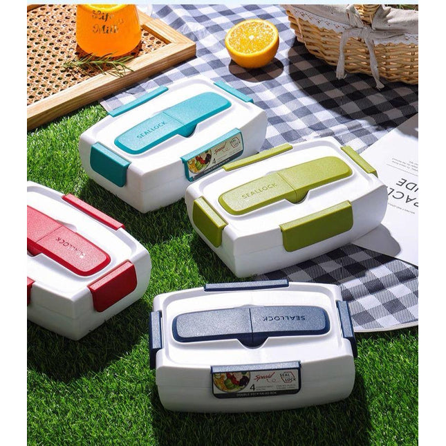 صندوق غداء ملون مقاوم للتسرب