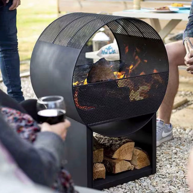 Modern metal high-quality fire pit