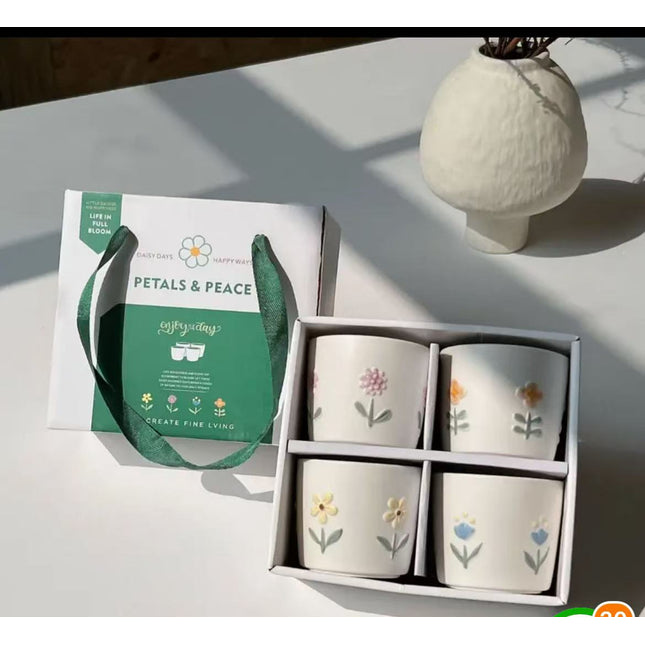Daisy 4 pcs set mug