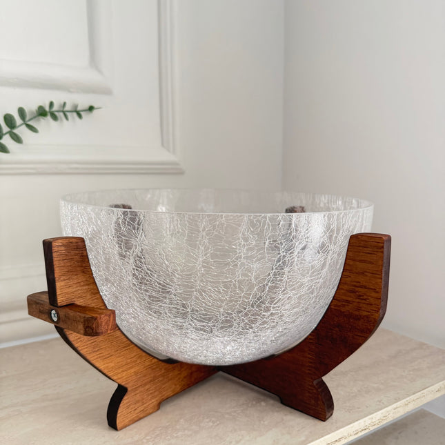 Salad glass bowl