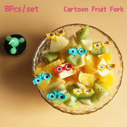 8pcs Fruit Fork