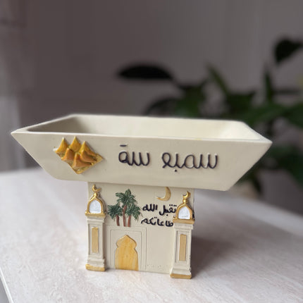 Samboosa resin rectangular ramdan stand
