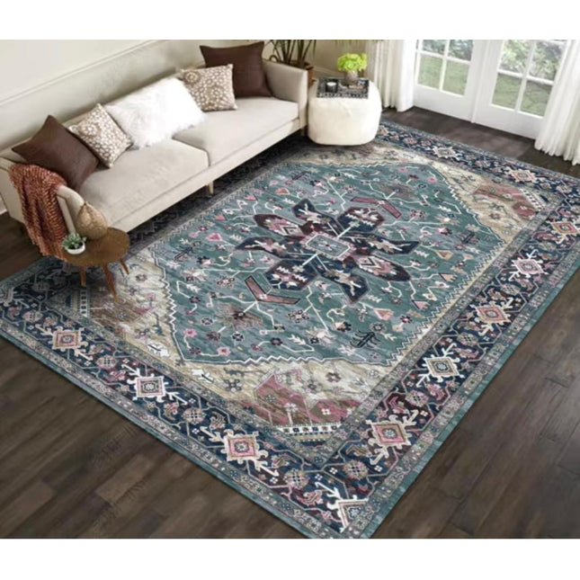 Luxury carpet rug bohemian style retro