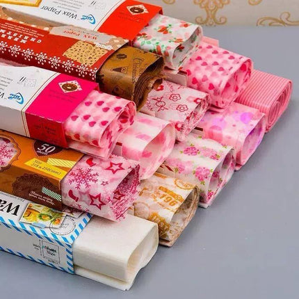 50 sheets wax paper food graded 25*21 cm