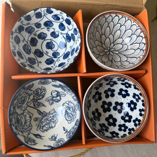 Ceramic Tableware Porcelain Bowl Set Gift Box Packing