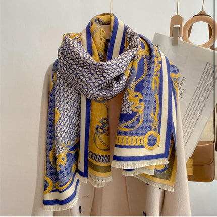 Thickened Warm Shoulder Wrap Scarf shawl