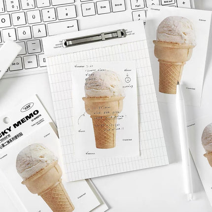 3 pcs set (30 sheet sticky Notes doughnut cake series.)