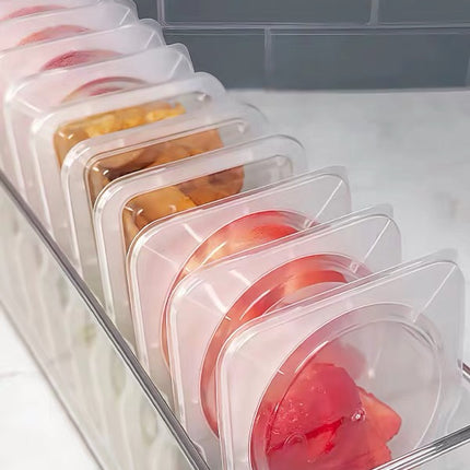 5pcs set Double Compartment Food Storage Containers with Lid