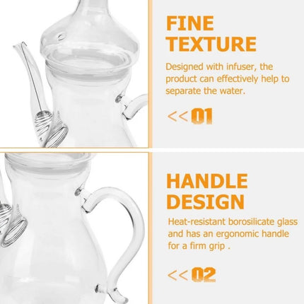 Borosilicated coffee or tea dala