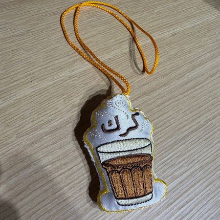 Karak embroidery tag