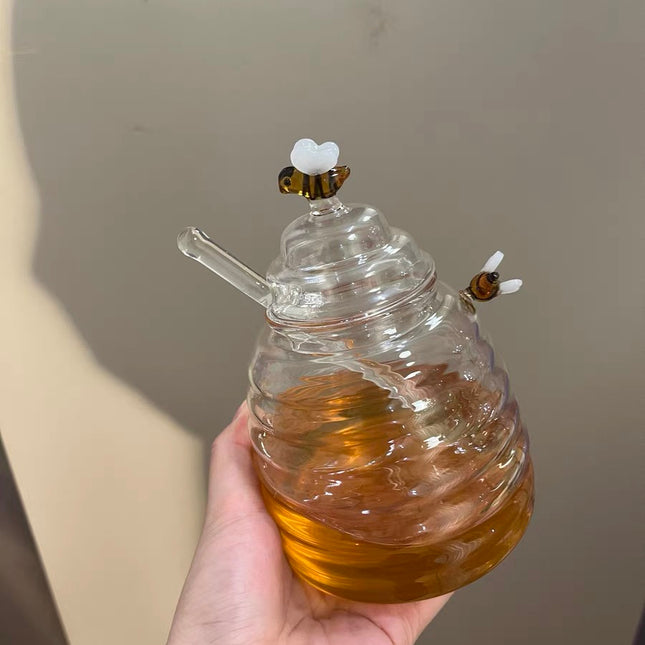 مرطبان زجاجي على شكل نحلة عسل