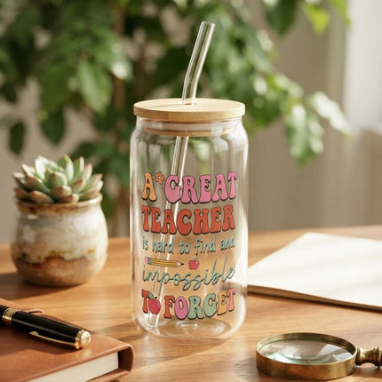 Teacher Glass Tumbler