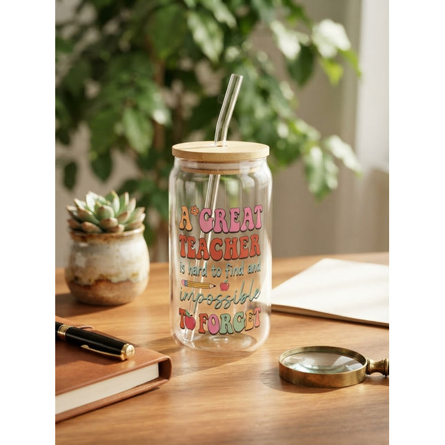 Teacher Glass Tumbler