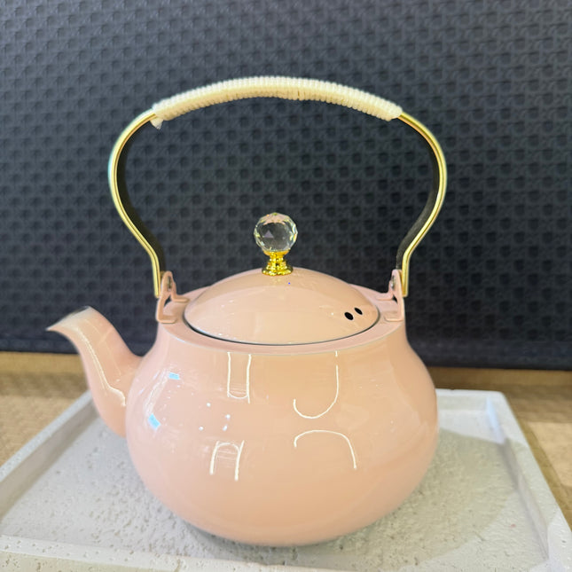 1.5 L pastel color metal teapot