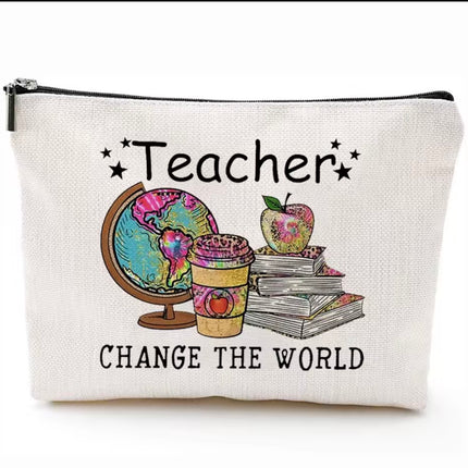 Teachers tote pencil bag