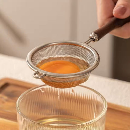 1PC fine Mesh strainer wooden handle