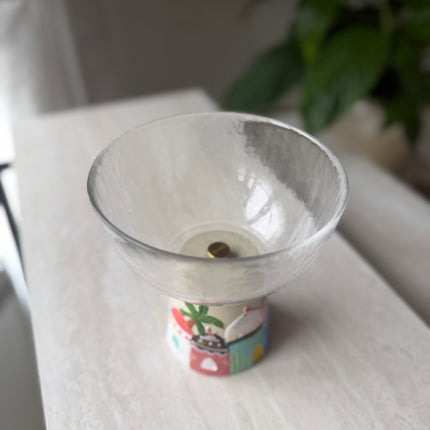 Resin ramdan theme bowl glass