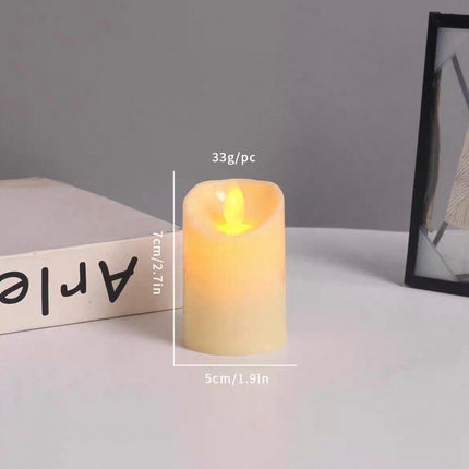 1 pcs Flameless LED Candle Warm glowing decorative electric