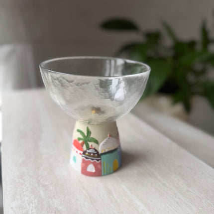 Resin ramdan theme bowl glass