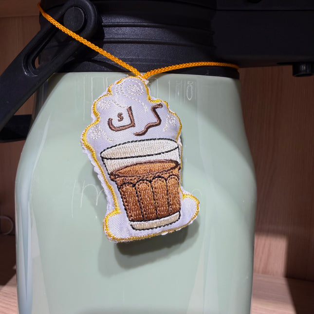 Karak embroidery tag