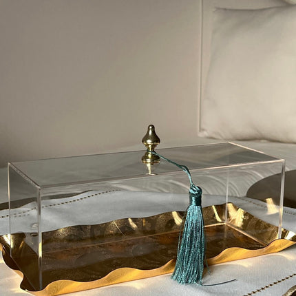 Elegant metal display box