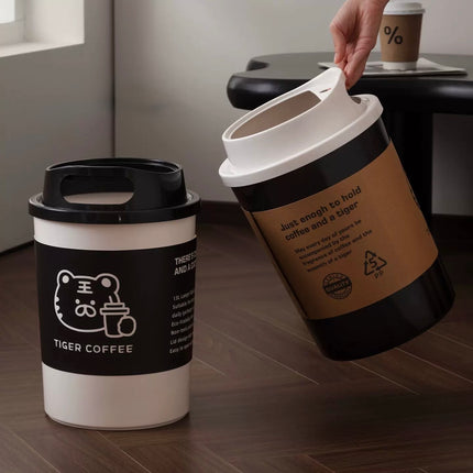 Creative Style Coffee Cup Design Trash Can
