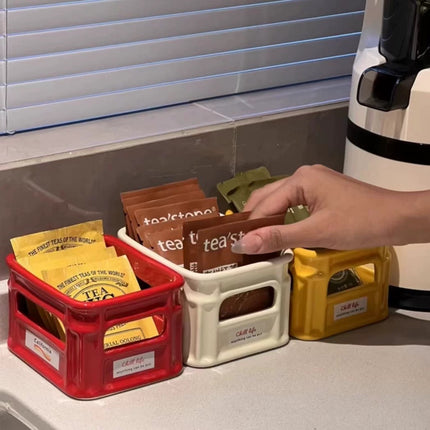 سلة وجبات خفيفة سيراميكية إبداعية