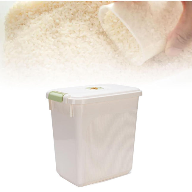حاوية تخزين دقيق الأرز على شكل برميل