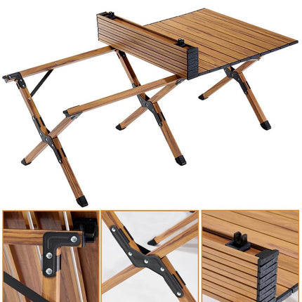 Outdoor Folding Table Camping Table Portable Table for Picnic Camping Travel BBQ with Carrying Bag