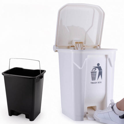 20L trash can foot operated
