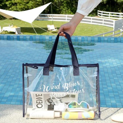 حقيبة صيفية شفافة