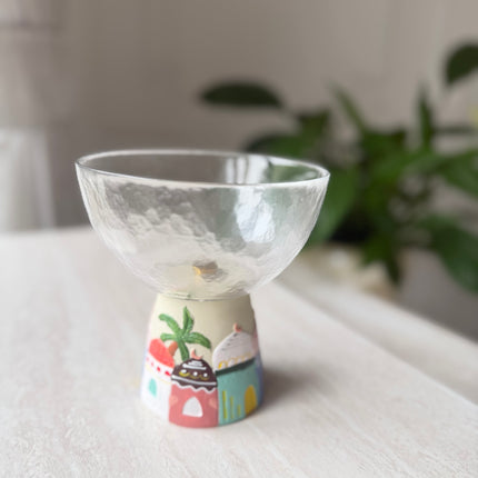 Resin ramdan theme bowl glass