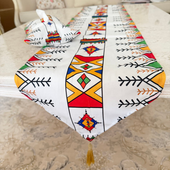 Ramadan runner and tissue cover