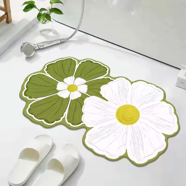 Toilet floor mat, bathroom mat