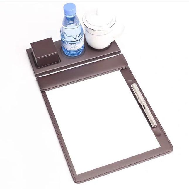 Office A4 Document Holder with Water Cup Tray Candy Box