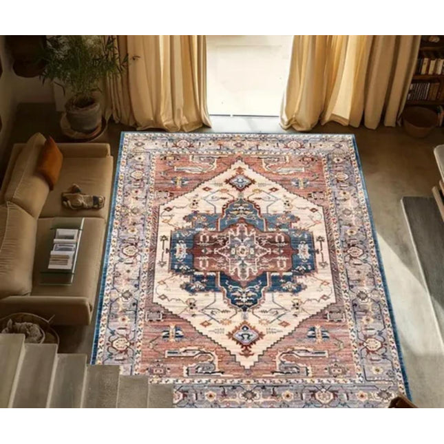 Luxury carpet non slip for Home Living Room Bohemian Carpet