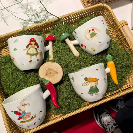 Mushroom chilli crafted mug