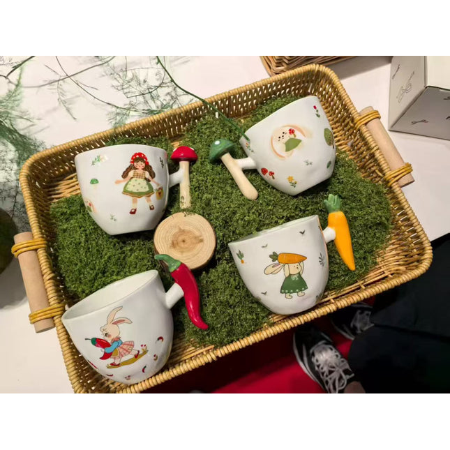 Mushroom chilli crafted mug