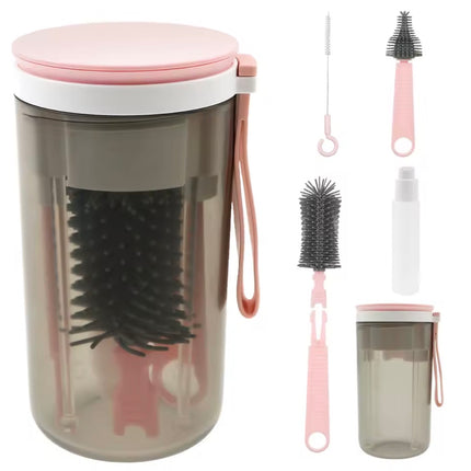Travel Bottle Cleaner Brush Set