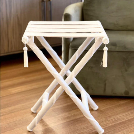 طاولة مخمل للتقديم قابلة للطي