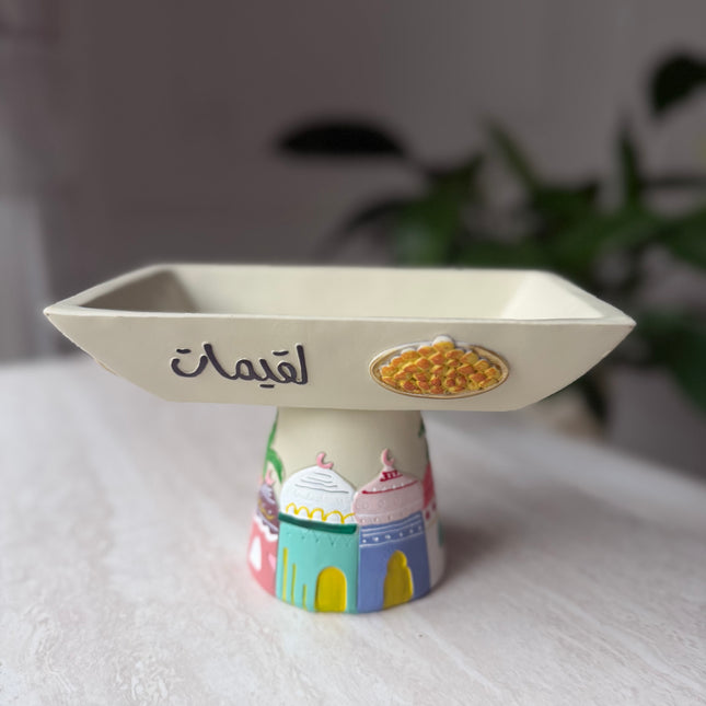 Luqaimat resin stand for ramdan