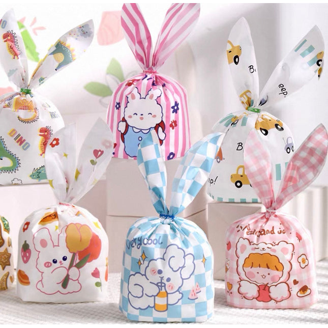 50Pcs Plastic theme Candy Bags Cartoon multi use 22*14 cm