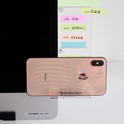 Creative Acrylic Monitor Message Memo Board