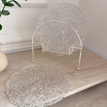 High quality sweet plate with stand