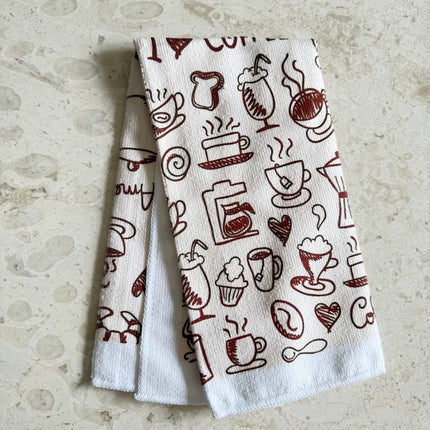 1 pcs 58*39 cm coffee towel